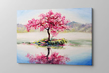 Obraz Maľba rozkvitnutý strom 1388